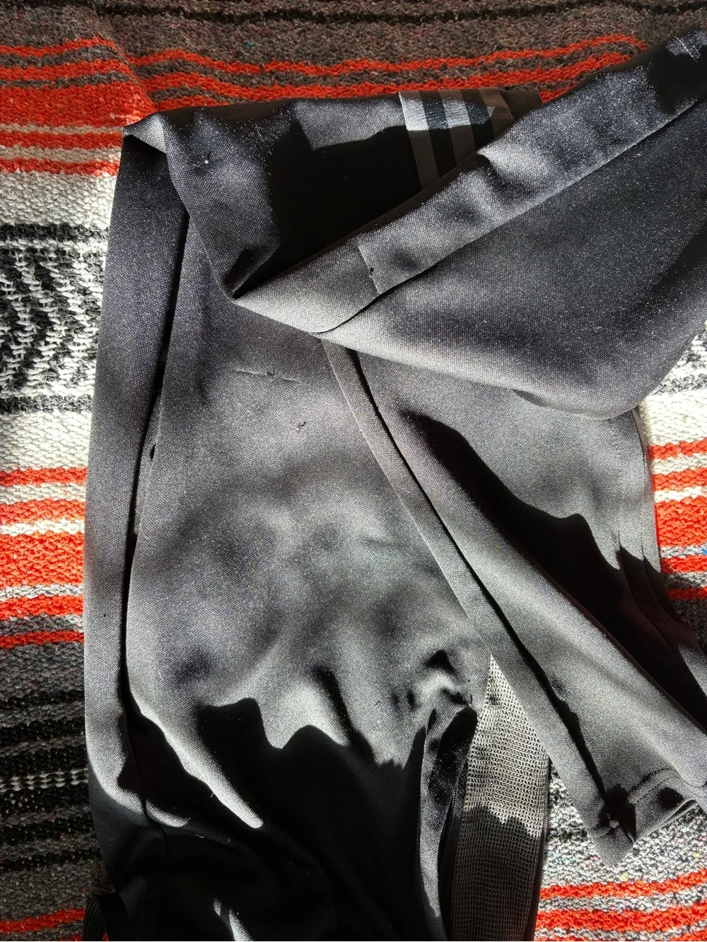 adidas Black Slim Athletic Joggers with Reflective Stripes